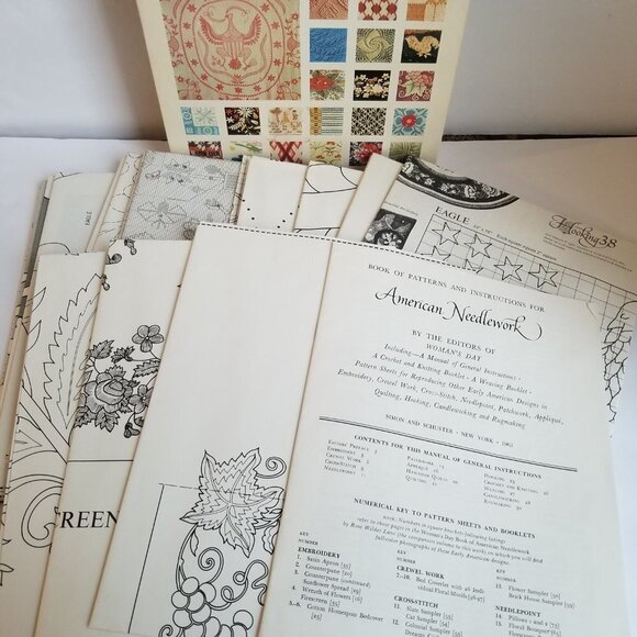 American Needlework Book of Patterns and Instructions Woman’s Day Vintage 1963 - Picture 5 of 12